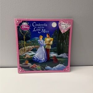 Disney Cinderella Storybook with Stickers - Pink and Blue